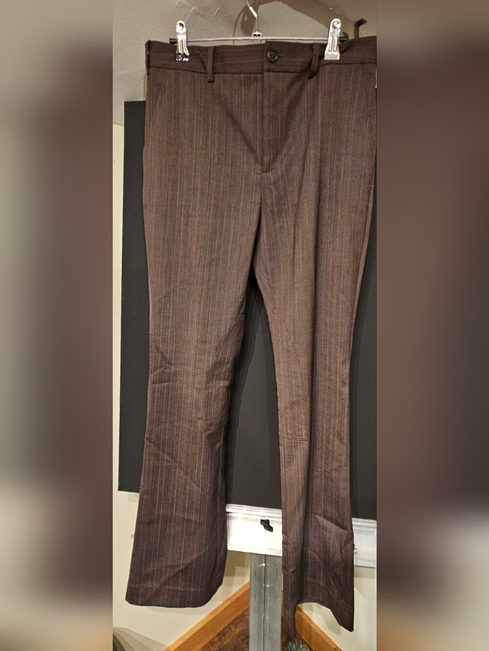 Ralph Lauren Brown Herringbone Trousers